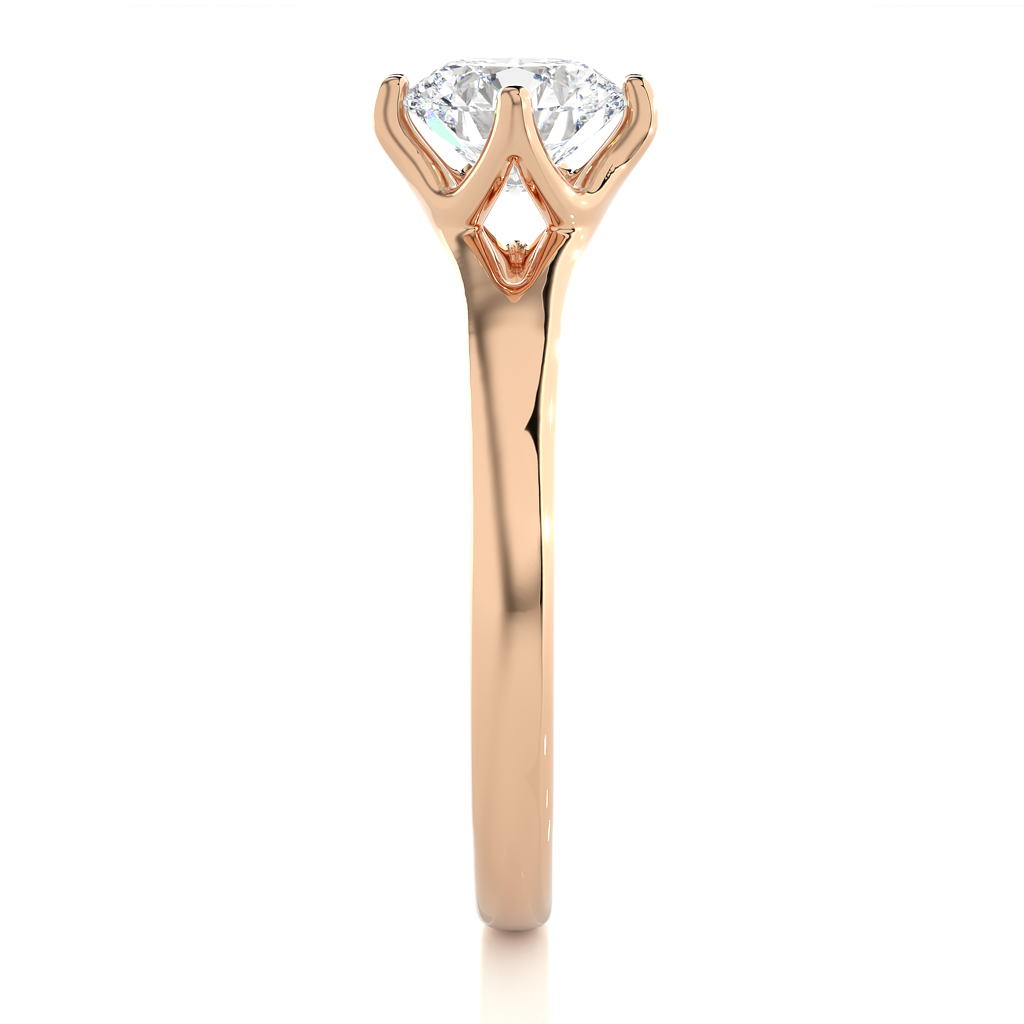 1.08 Carat G Color VS1 Clarity Diamond Studded Natural Diamond Ring.